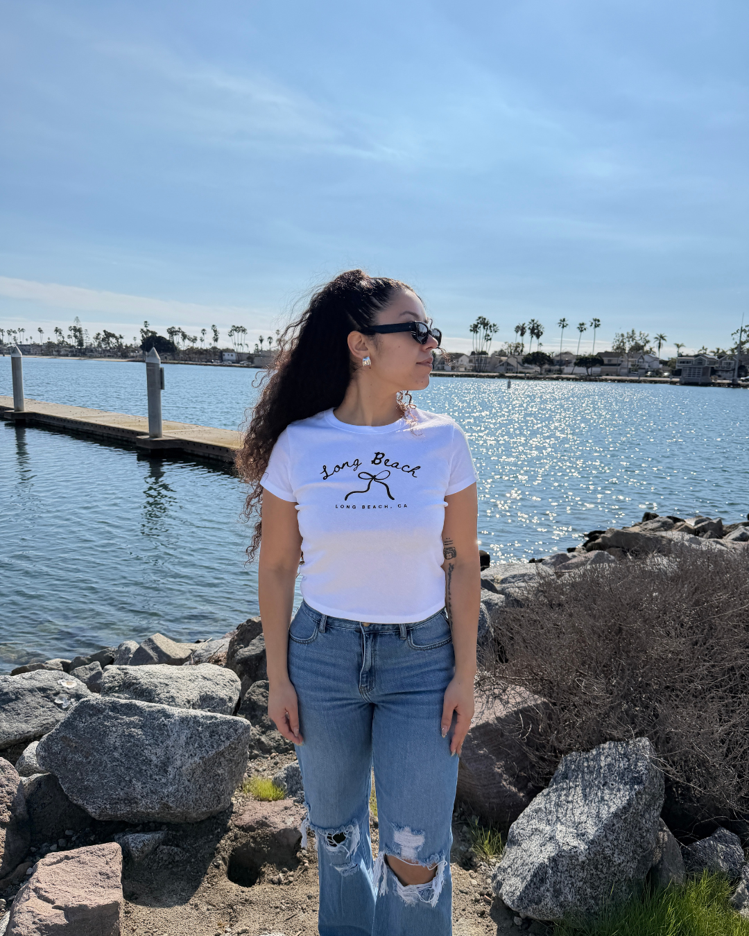 Long Beach Women's Baby Tee